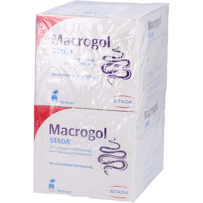 STADA Macrogol 13,7 g Pulver bei Verstopfungen, 100 St. Beutel