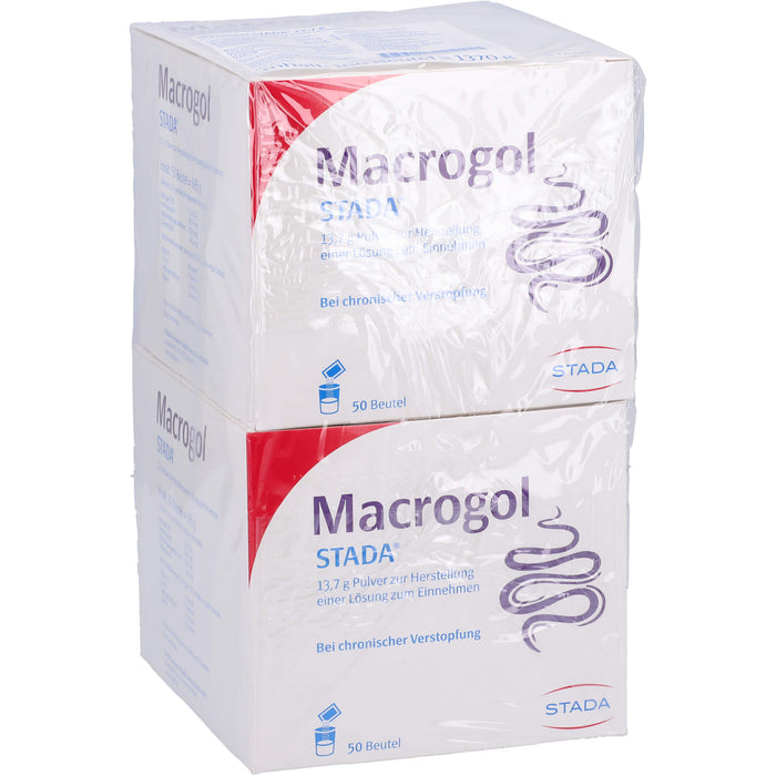 STADA Macrogol 13,7 g Pulver bei Verstopfungen, 100 St. Beutel