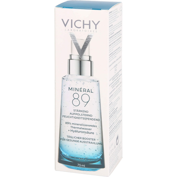 VICHY Minéral 89 Hyaluron Boost mit Sofort Effekt Elixier, 75 ml Solution