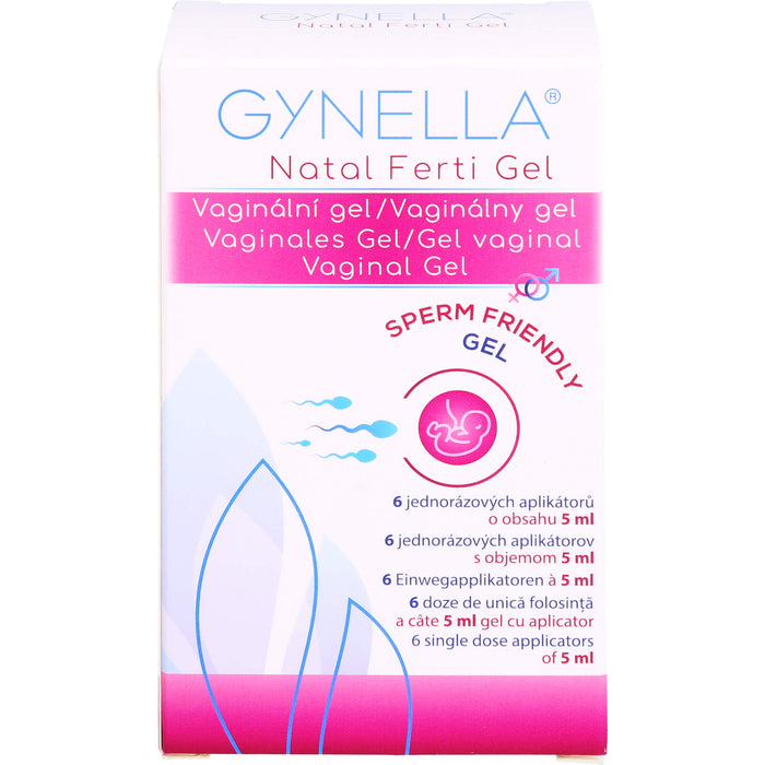 GYNELLA Natal Ferti vaginales Gel zur Unterstützung der Empfängnis, 6 St. Einzeldosisbehältnisse