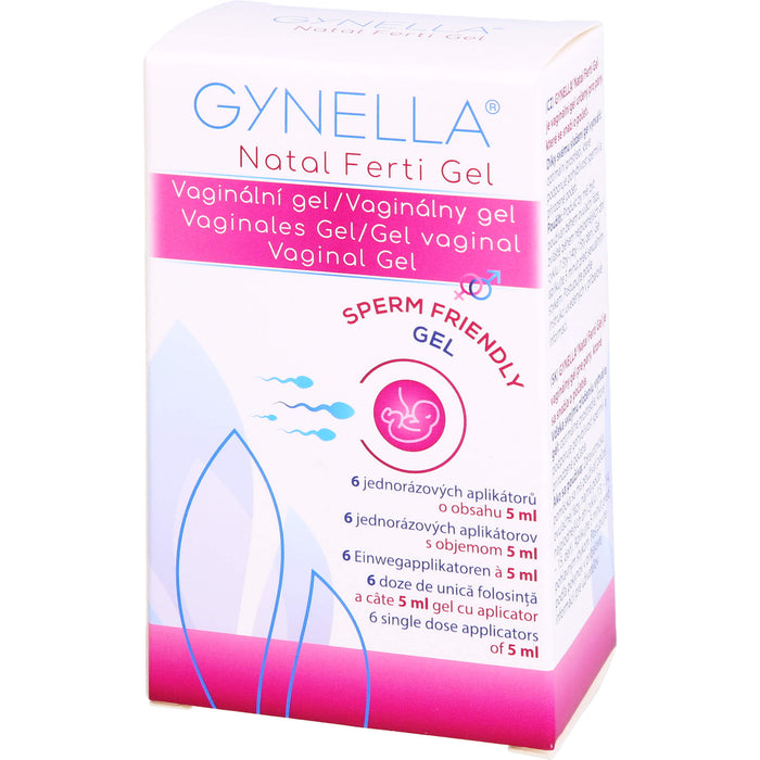 GYNELLA Natal Ferti vaginales Gel zur Unterstützung der Empfängnis, 6 St. Einzeldosisbehältnisse