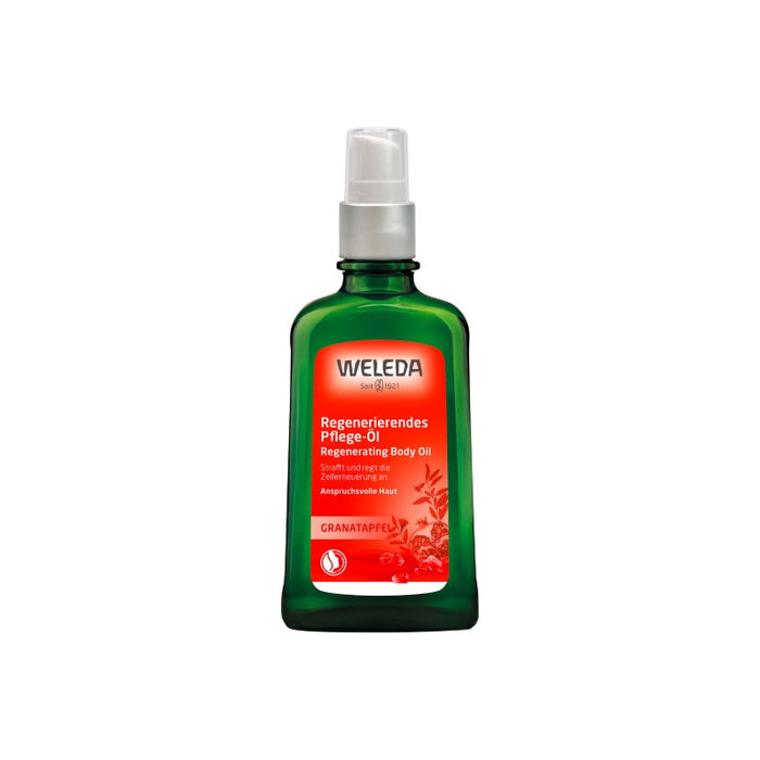 WELEDA Granatapfel regenerierendes Pflege-Öl strafft die Haut & regt die Zellerneuerung an, 100 ml Oil