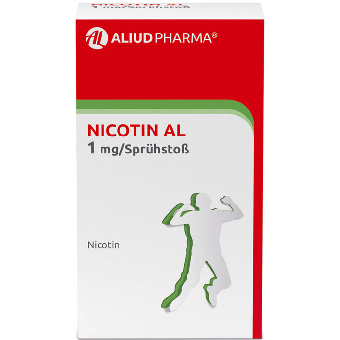 Nicotin AL 1 mg/Sprühstoß Spray zur Rauchentwöhnung, 2 St. Spray