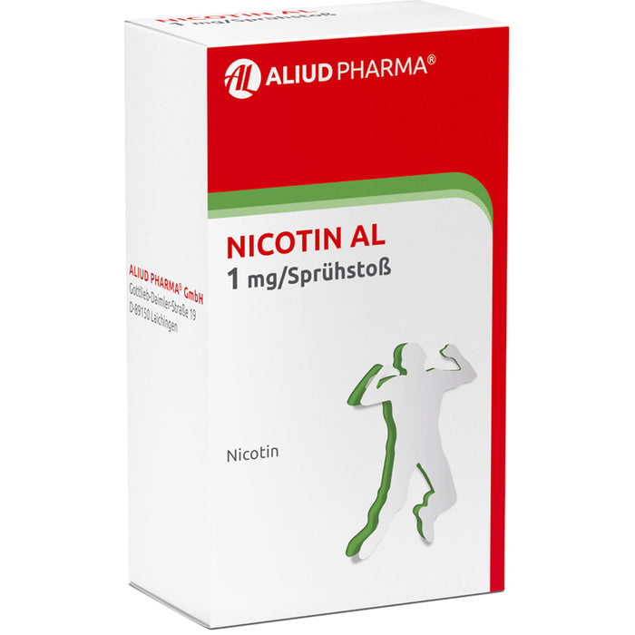 Nicotin AL 1 mg/Sprühstoß Spray zur Rauchentwöhnung, 2 St. Spray