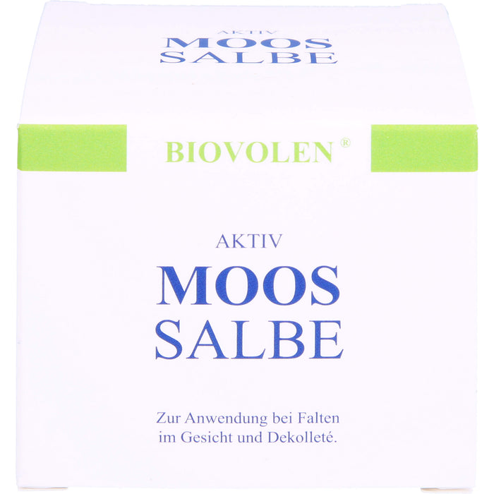 Biovolen Aktiv Moos Salbe bei Falten im Gesicht und Dekolleté, 100 ml Salbe