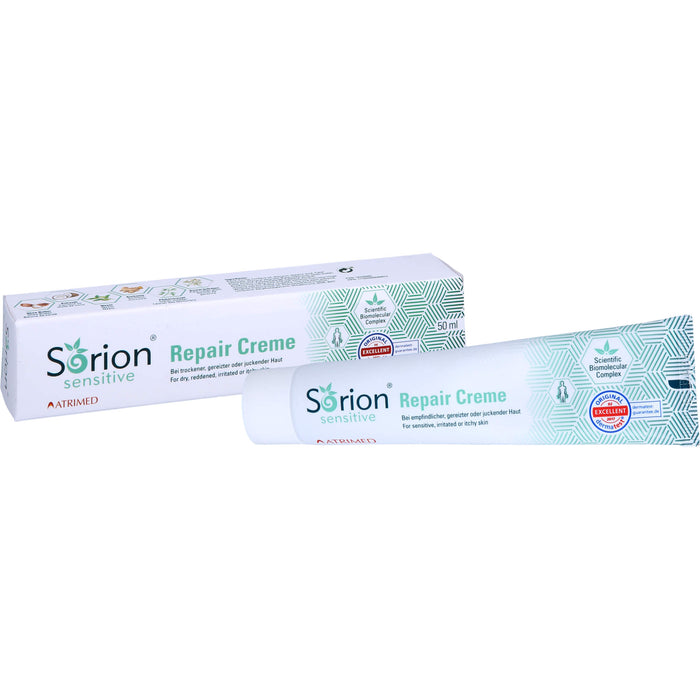 Sorion Repair Creme Sensitive für empfindliche, gereizte oder juckende Haut, 50 ml Creme