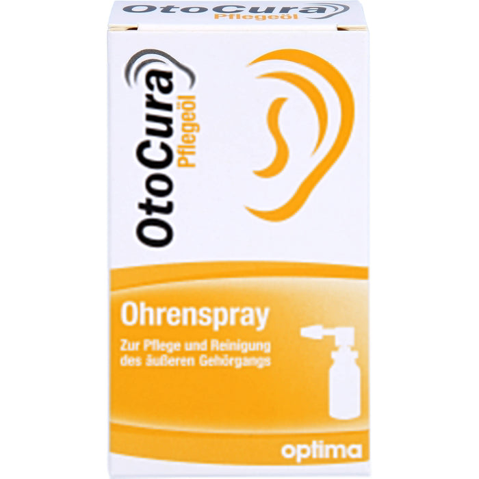 OtoCura Pflegeöl, Ohrenspray zur Pflege und Reinigung des äußeren Gehörgangs, 10 ml Lösung