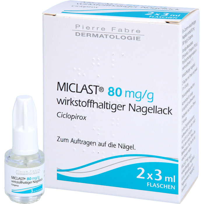 MICLAST® 80 mg/g wirkstoffhaltiger Nagellack, 2X3 ml NAW