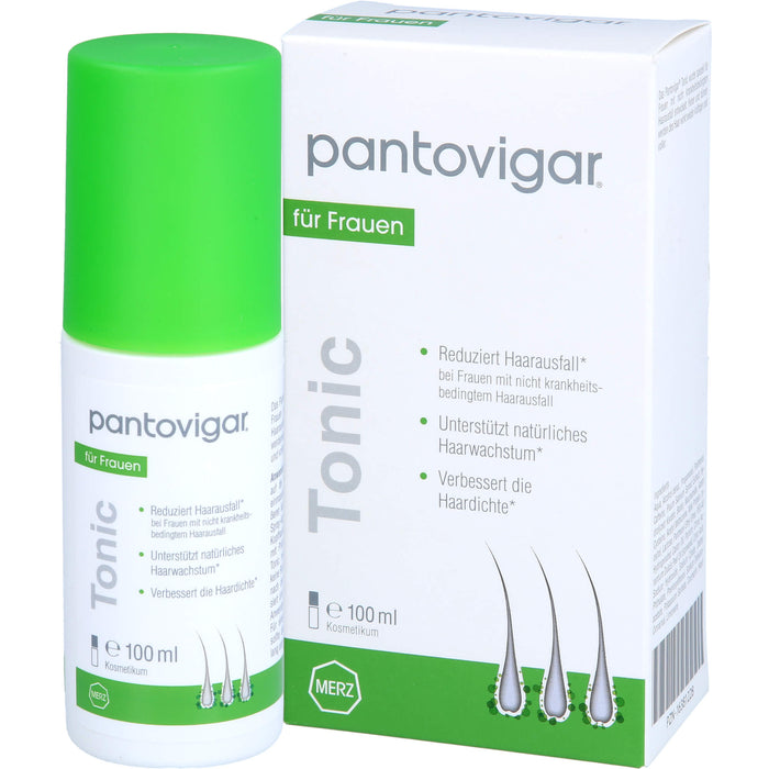 Pantovigar Tonic für Frauen reduziert Haarausfall und unterstützt natürliches Haarwachstum, 100 ml Solution