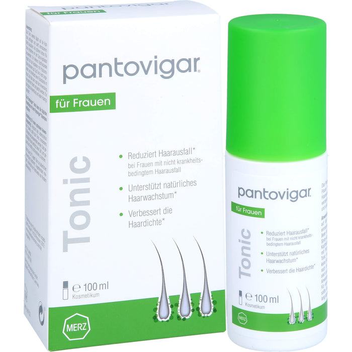Pantovigar Tonic für Frauen reduziert Haarausfall und unterstützt natürliches Haarwachstum, 100 ml Solution