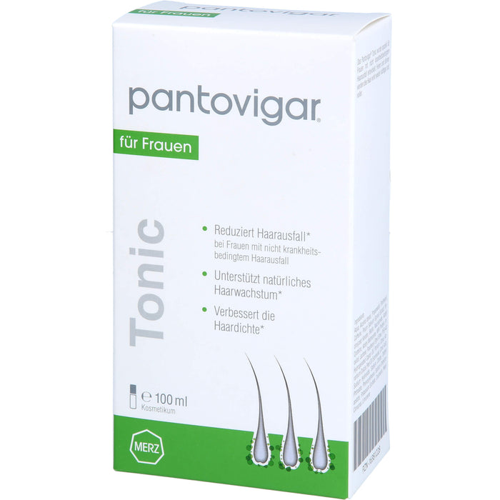 Pantovigar Tonic für Frauen reduziert Haarausfall und unterstützt natürliches Haarwachstum, 100 ml Solution