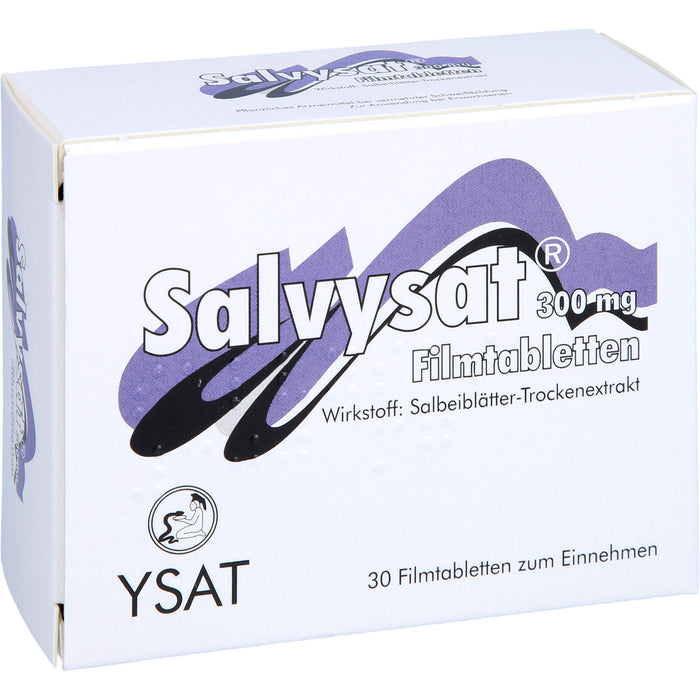 Salvysat 300 mg Filmtabletten zur Anwendung bei vermehrter Schweißbildung, 30 pcs. Tablets