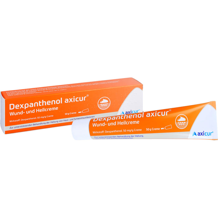 Dexpanthenol axicur Wund- und Heilcreme 50 mg/g, 50 g Creme