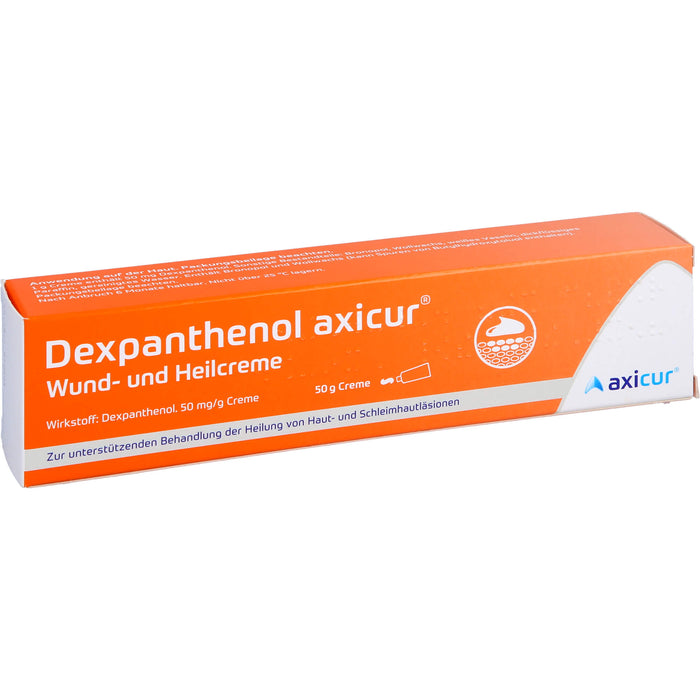 Dexpanthenol axicur Wund- und Heilcreme 50 mg/g, 50 g Creme