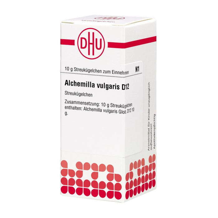DHU Alchemilla vulgaris D12 Globuli, 10 g Globules