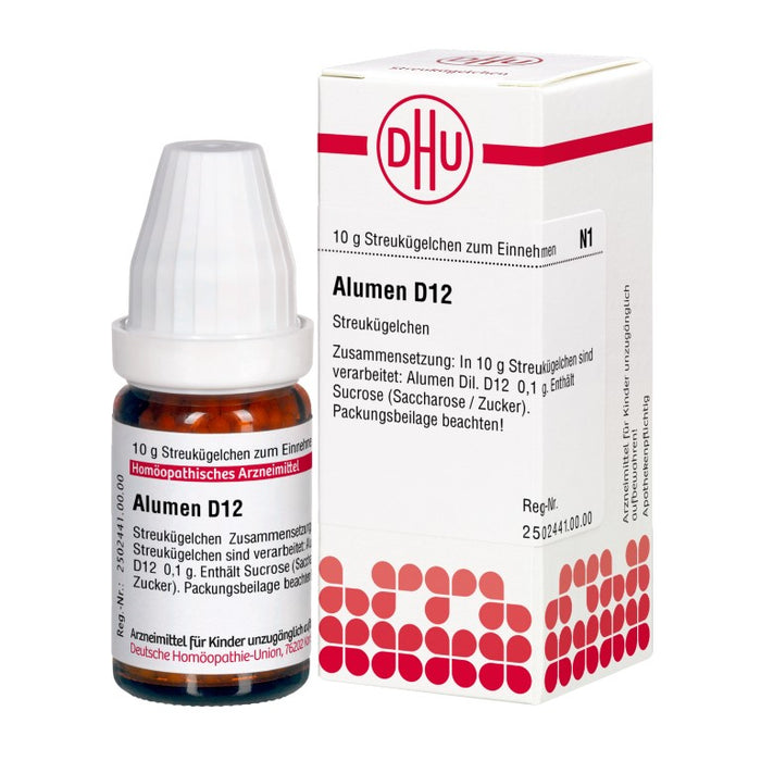 DHU Alumen D12 Globuli, 10 g Globuli