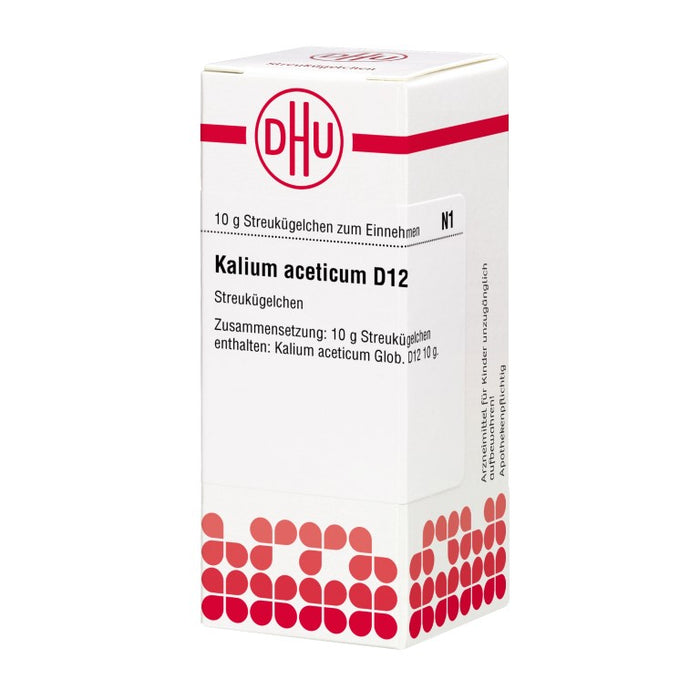 DHU Kalium aceticum D12 Globuli, 10 g Globules