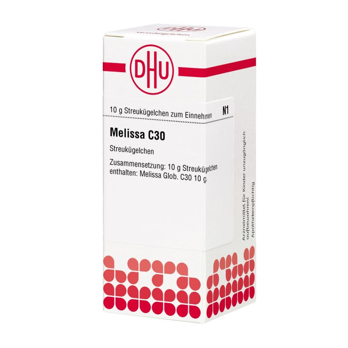 DHU Melissa C30 Globuli, 10 g Globuli
