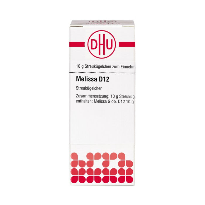 DHU Melissa D12 Globuli, 10 g Globuli