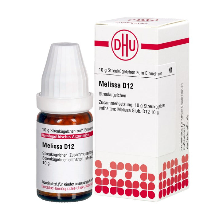 DHU Melissa D12 Globuli, 10 g Globules
