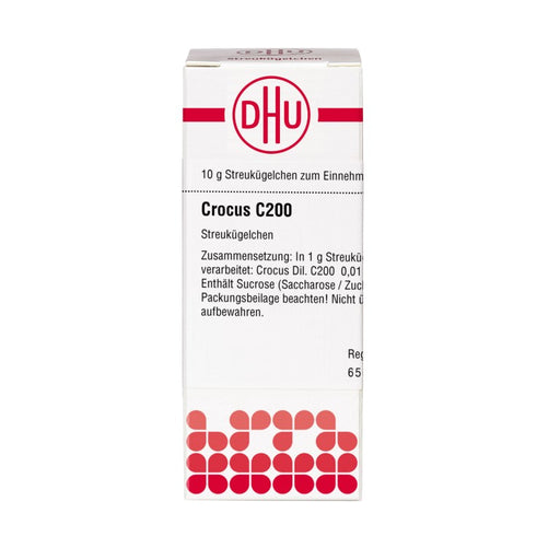 DHU Crocus C200 Globuli, 10 g Globuli