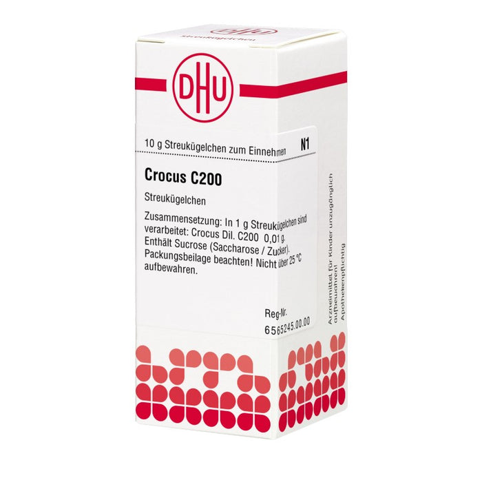 DHU Crocus C200 Globuli, 10 g Globuli