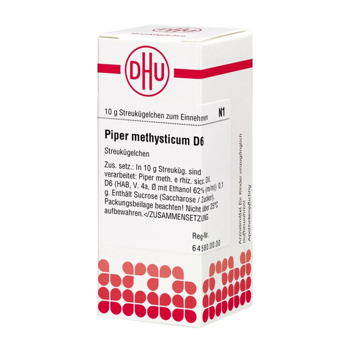 DHU Piper methysticum D6 Globuli, 10 g Globules