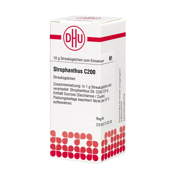 DHU Strophanthus C200 Globuli, 10 g Globules