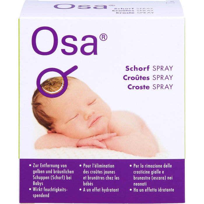 Osa Schorf Spray zur Entfernung von gelben und bräunlichen Schuppen bei Babys, 30 ml Lösung