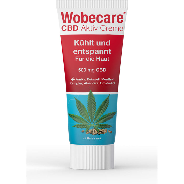 Wobecare CBD Aktiv Creme, 100 ml Crème