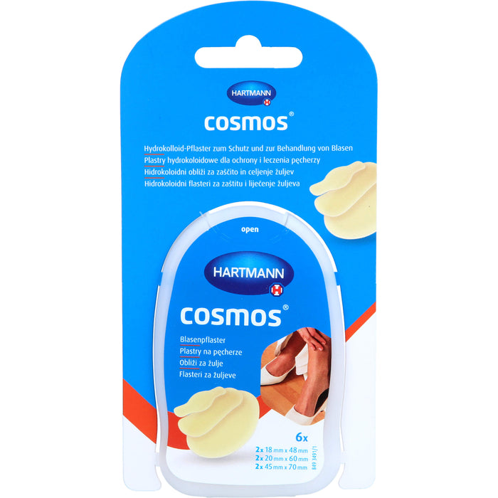 Cosmos Blasenpflaster Mix 3 Größen, 6 pcs. Patch