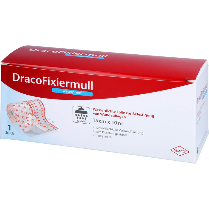 Draco Fixiermull waterproof 15 cm x 10 m, 1 pcs. dressing