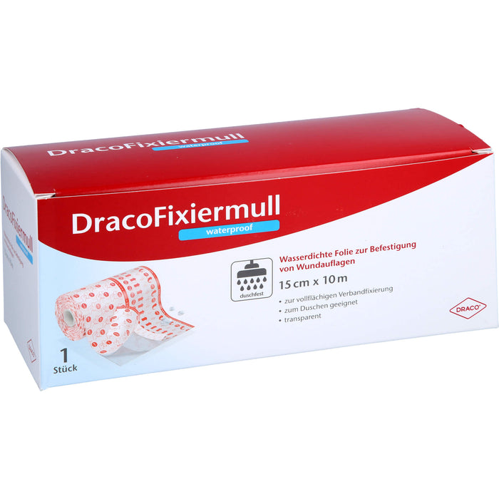 Draco Fixiermull waterproof 15 cm x 10 m, 1 pcs. dressing