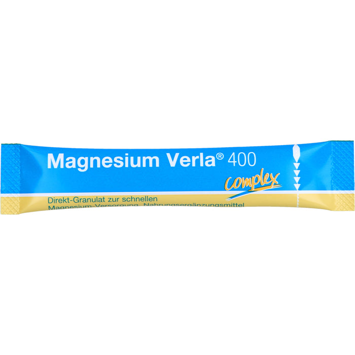 Magnesium Verla  400 direkt Zitrone, Direkt-Granulat, 25 pcs. Sachets