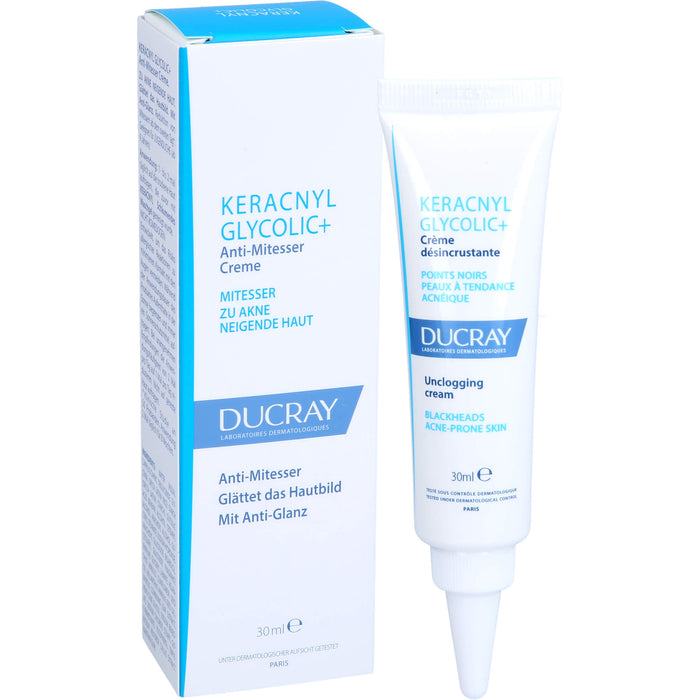 DUCRAY KERACNYL Glycolic+ Anti-Mitesser Creme, 30 ml Crème