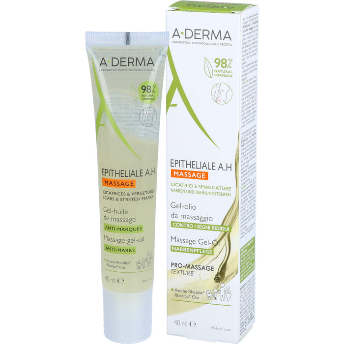A-DERMA Epitheliale A.H. Massage Gel-Öl, 40 ml Gel