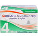 BD MICRO-FINE ultra pro Pen-Nadeln 4mm 32G 0,23mm, 100 St. Kanülen