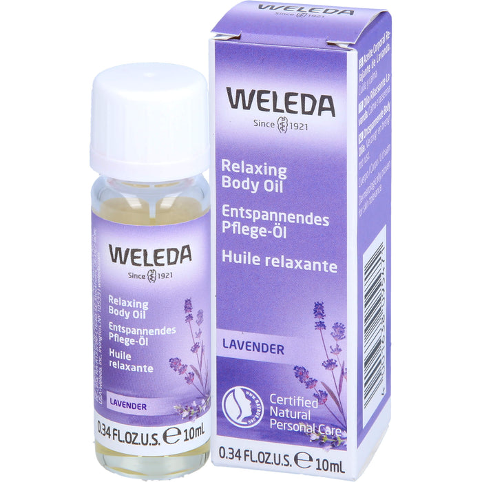WELEDA Lavendel entspannendes Pflege-Öl, 10 ml Oil
