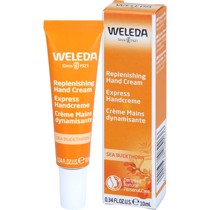 WELEDA Sanddorn Express Handcreme, 10 ml Creme