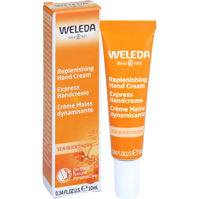 WELEDA Sanddorn Express Handcreme, 10 ml Creme