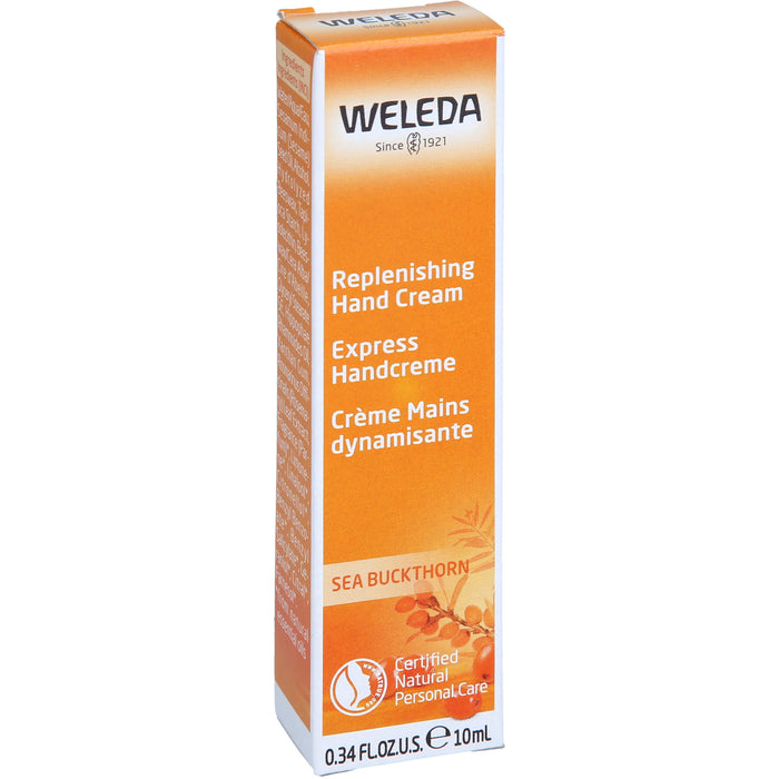 WELEDA Sanddorn Express Handcreme, 10 ml Creme