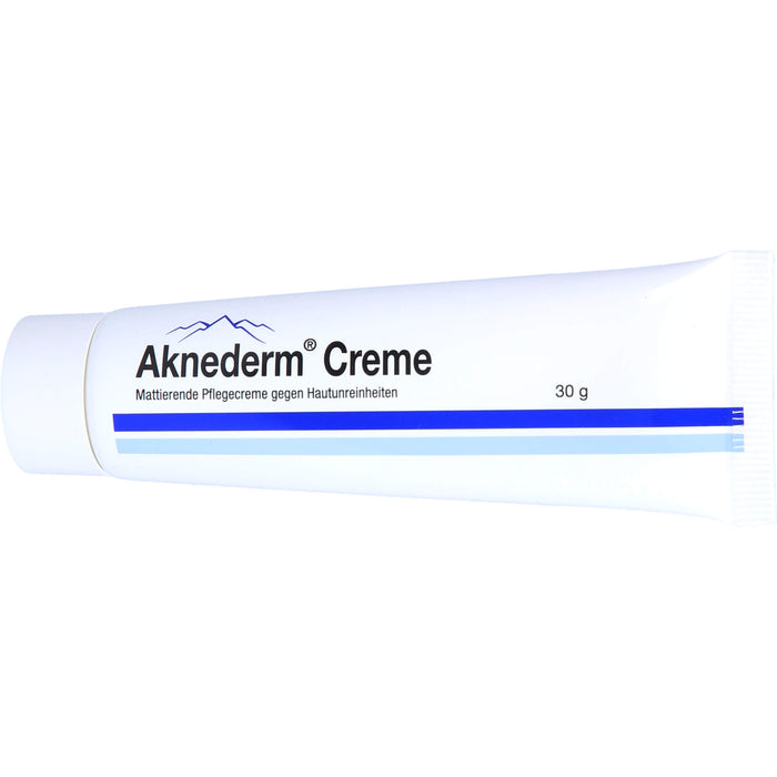 Aknederm mattierende Pflegecreme gegen Hautunreinheiten, 30 g Creme