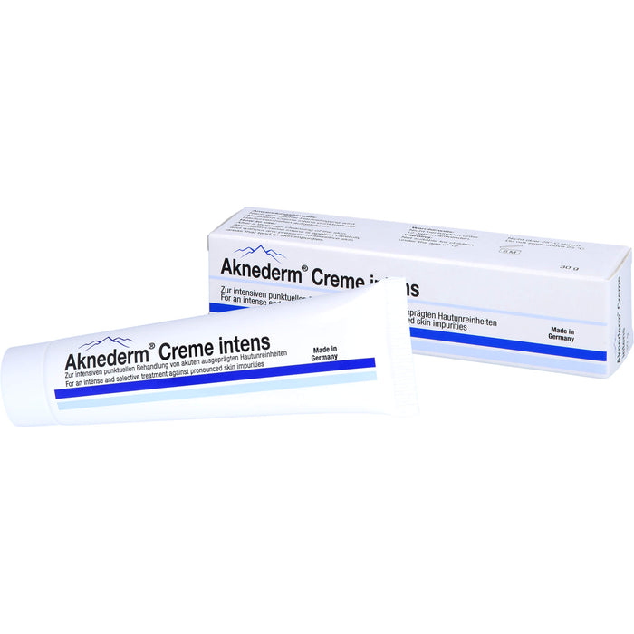 Aknederm Creme intens zur Pflege der Haut bei Unreinheiten, 30 g Cream