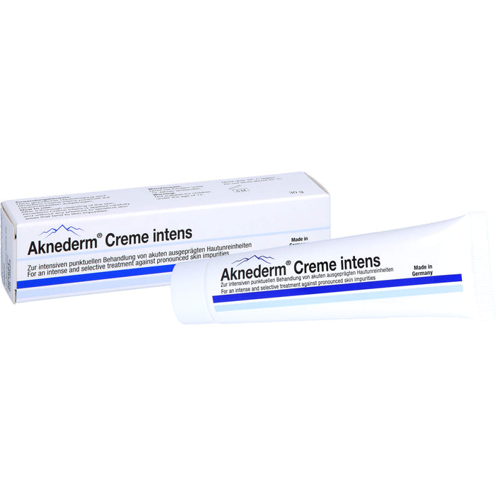 Aknederm Creme intens zur Pflege der Haut bei Unreinheiten, 30 g Cream