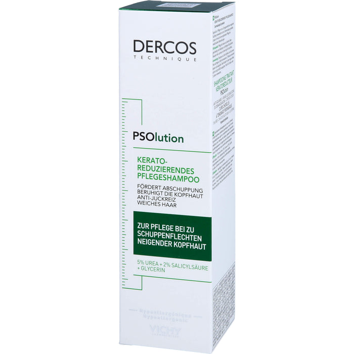 DERCOS PSOlusion 5% Urea Pflege-Shampoo beruhigt die Kopfhaut auch bei Psoriasis, 200 ml Shampoing