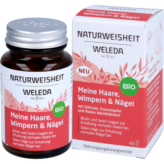 WELEDA Naturweisheit Kapseln meine Haare, Wimpern & Nägel, 46 pc Capsules