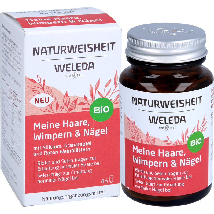 WELEDA Naturweisheit Kapseln meine Haare, Wimpern & Nägel, 46 pc Capsules