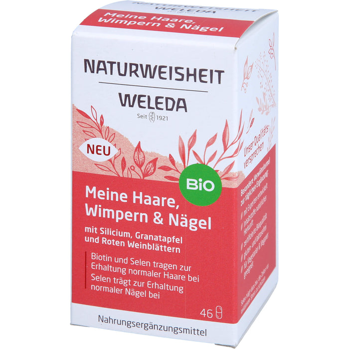 WELEDA Naturweisheit Kapseln meine Haare, Wimpern & Nägel, 46 pc Capsules