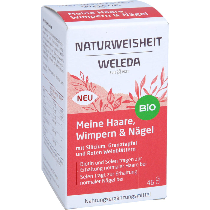 WELEDA Naturweisheit Kapseln meine Haare, Wimpern & Nägel, 46 pc Capsules