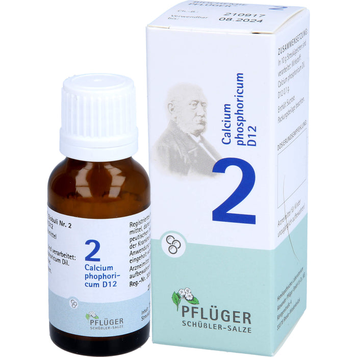 Pflüger Biochemie Nr.2 Calcium phosphoricum D12 Globuli, 15 g Globuli